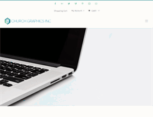 Tablet Screenshot of churchgraphicsinc.com